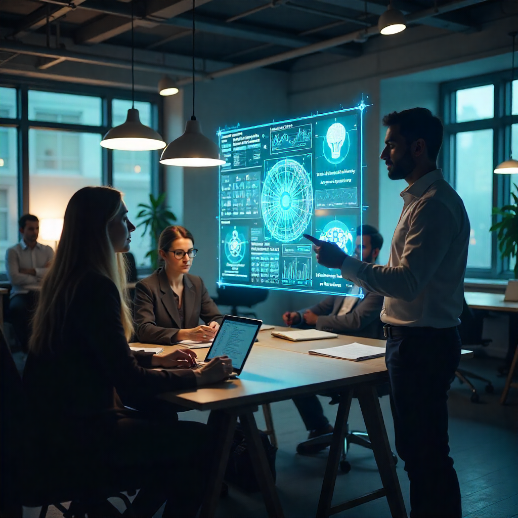 Specialist reviewing automated documents generated using WordFields and NetILab.